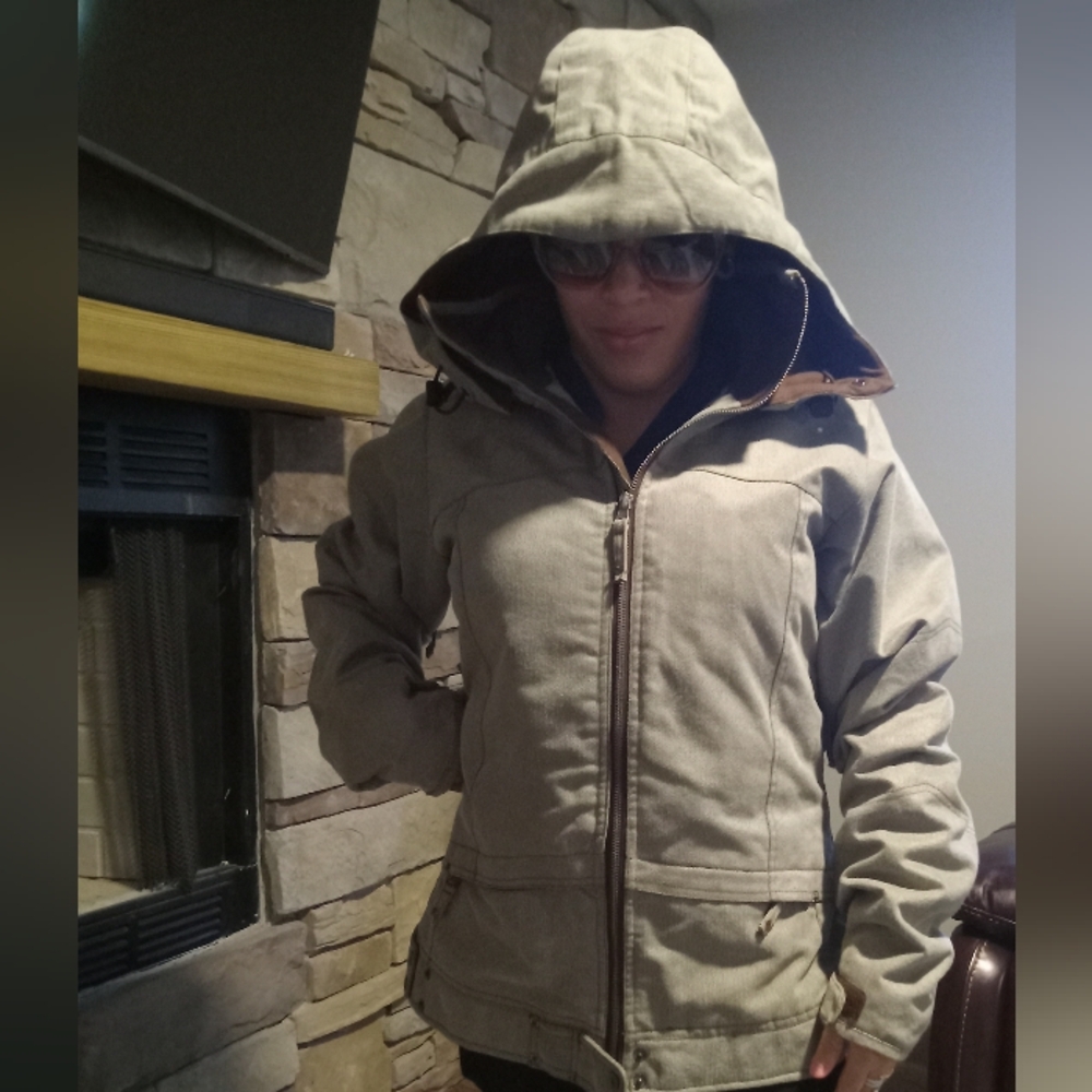 Billabong sherpa lined pilot jacket